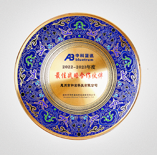 喜报 | 乐投网页版荣膺中科蓝讯“最佳战略合作伙伴”
